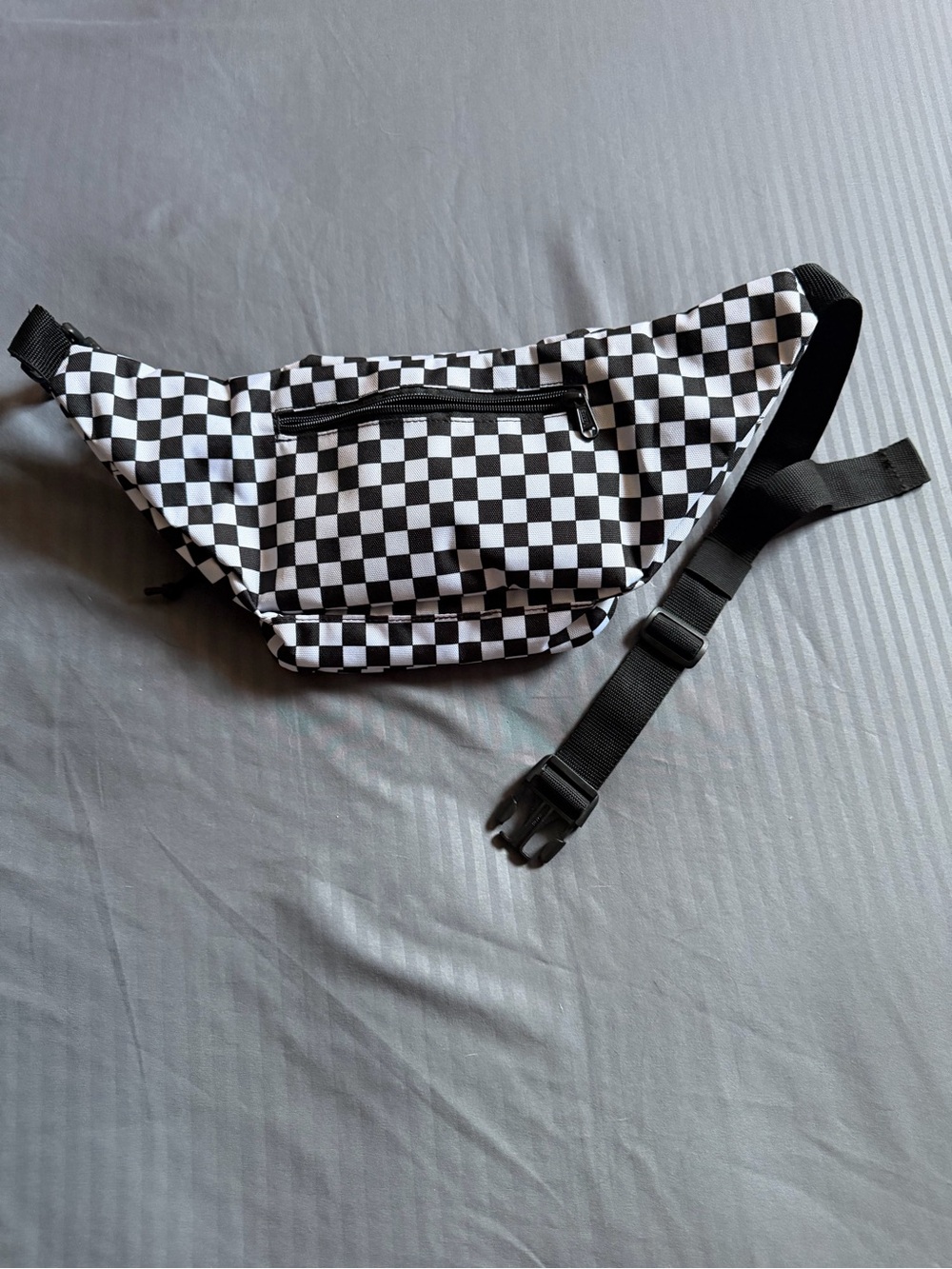 Vans Black & White Checkerboard Belt Bag